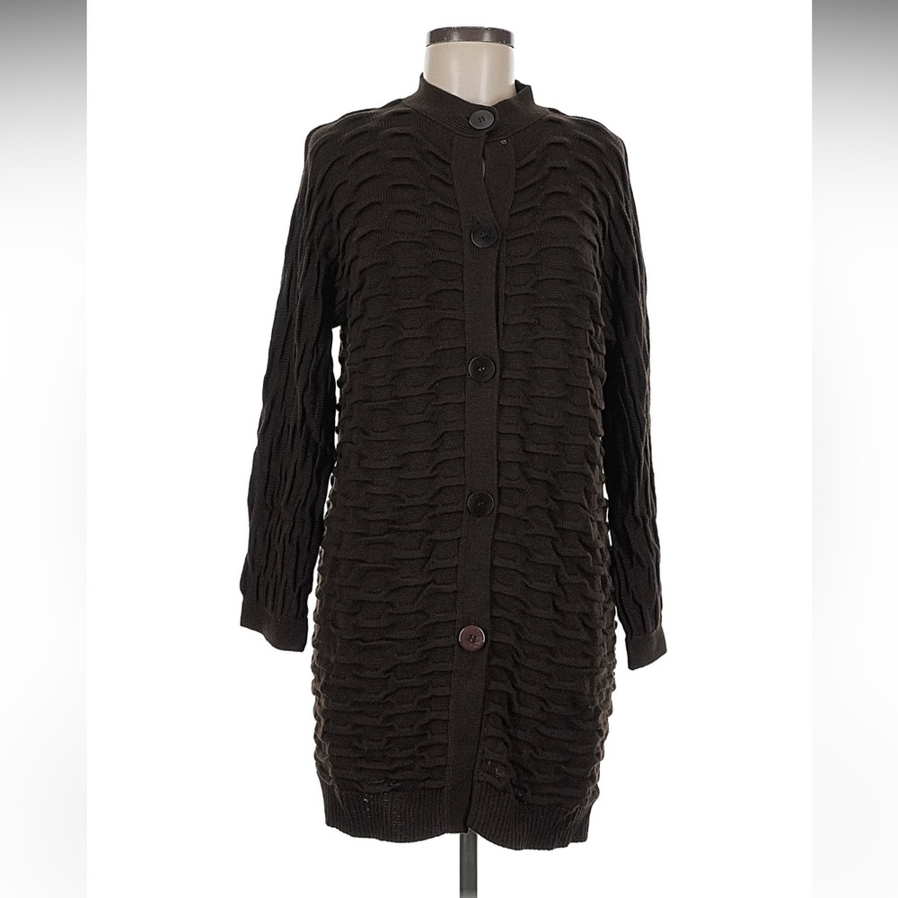 Lafayette 148 Wool Cardigan Coat